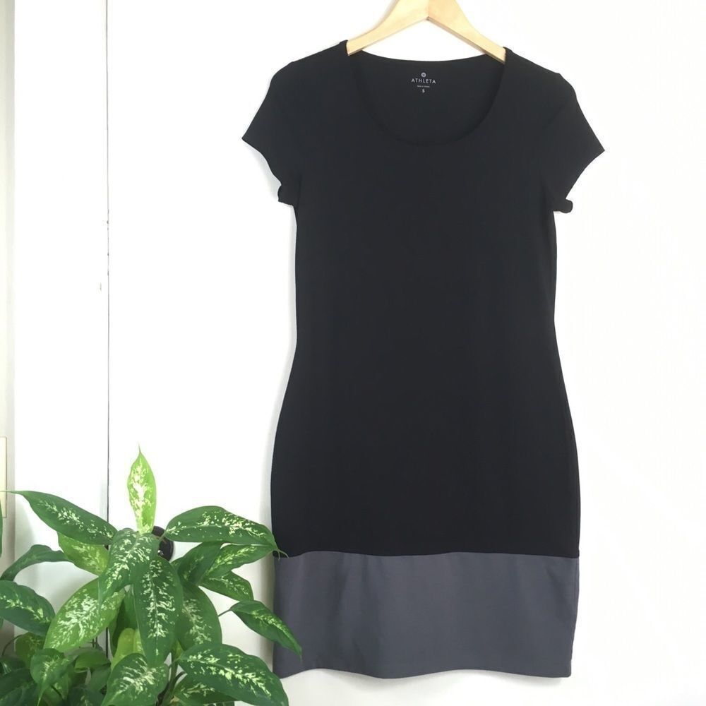 Athleta Ella Colorblock Wool Dress